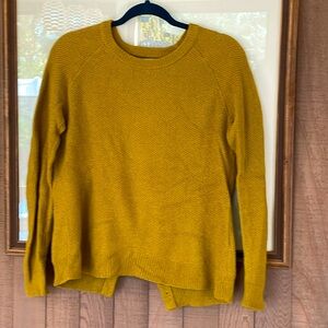 Madewell Waffle Knit Cross Back Sweater
